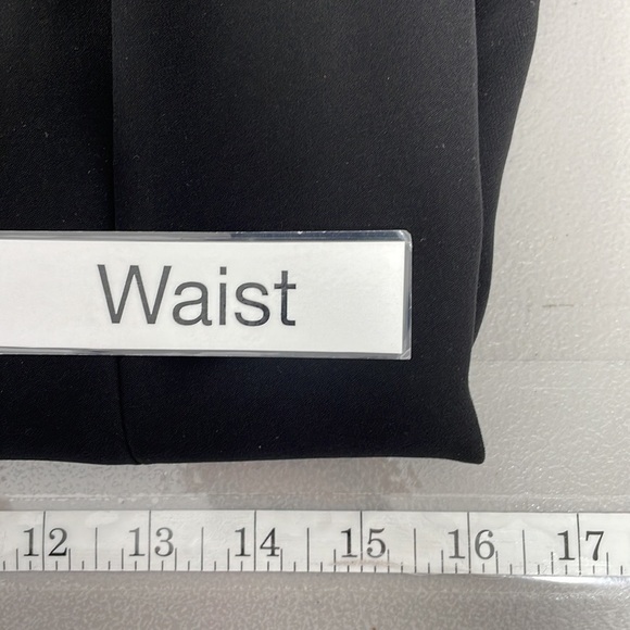 Les Copains Dress Italy Sleeveless Midi Cowl Neck Black Size 42 US 6 - Picture 15 of 16